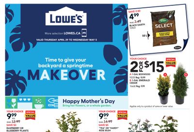 Lowe's Flyer April 29 to May 5