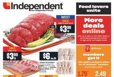 Independent Grocer (West) Flyer April 29 to May 5