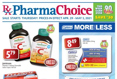 PharmaChoice Health Centre Flyer April 29 to May 5