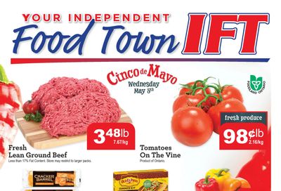 IFT Independent Food Town Flyer April 30 to May 6