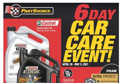 PartSource Flyer April 30 to May 5