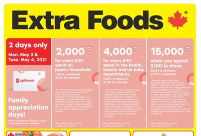 Extra Foods Flyer April 30 to May 6