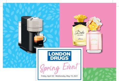 London Drugs Spring Event Flyer April 30 to May 19