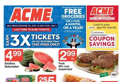 ACME Weekly Ad Flyer April 30 to May 6