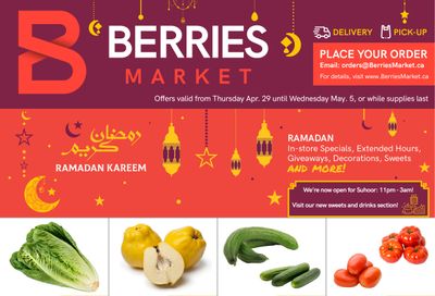 Berries Market Flyer April 29 to May 5