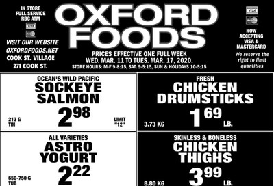 Oxford Foods Flyer March 11 to 17
