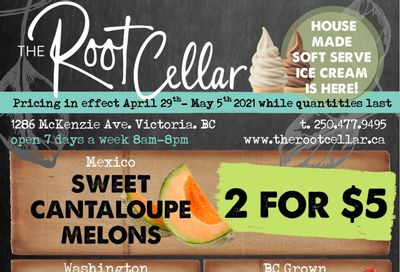 The Root Cellar Flyer April 29 to May 5