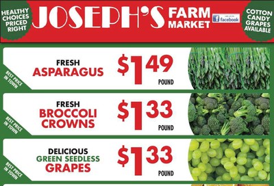Joseph's Farm Market Flyer March 11 to 16