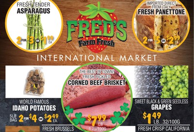 Fred's Farm Fresh Flyer March 11 to 17