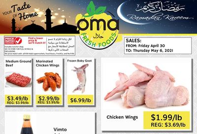 Oma Fresh Foods Flyer April 30 to May 6