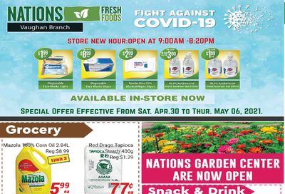 Nations Fresh Foods (Vaughan) Flyer April 30 to May 6