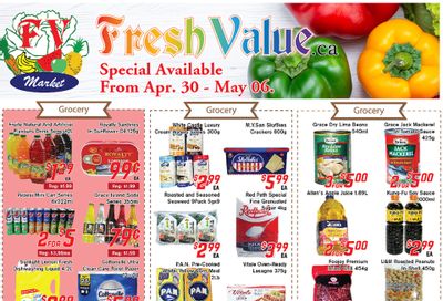 Fresh Value Flyer April 30 to May 6