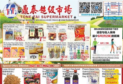 Tone Tai Supermarket Flyer April 30 to May 6