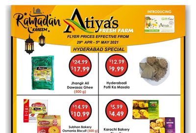 Atiya's Fresh Farm Flyer April 29 to May 5