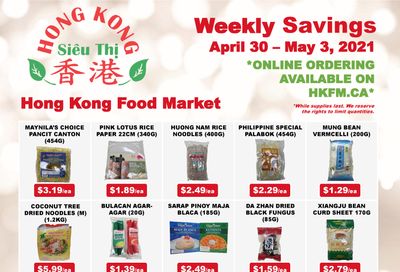 Hong Kong Food Market Flyer April 30 to May 3