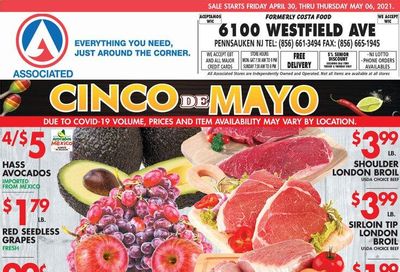 Associated Supermarkets Weekly Ad Flyer April 30 to May 6