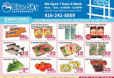 Blue Sky Supermarket (North York) Flyer April 30 to May 6