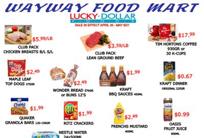WayWay Food Mart Flyer April 30 to May 6