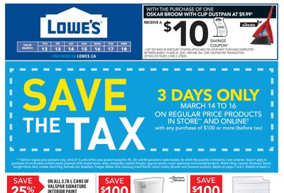 Lowe's Flyer March 12 to 18