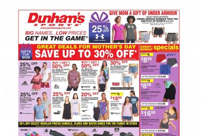 Dunham's Sports Weekly Ad Flyer May 1 to May 6