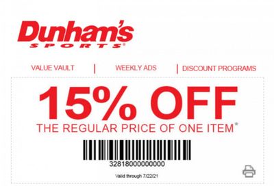 Dunham's Sports Weekly Ad Flyer April 29 to July 22