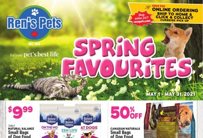 Ren's Pets Depot Spring Favourites Flyer May 1 to 31
