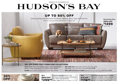 Hudson's Bay Flyer March 13 to 19
