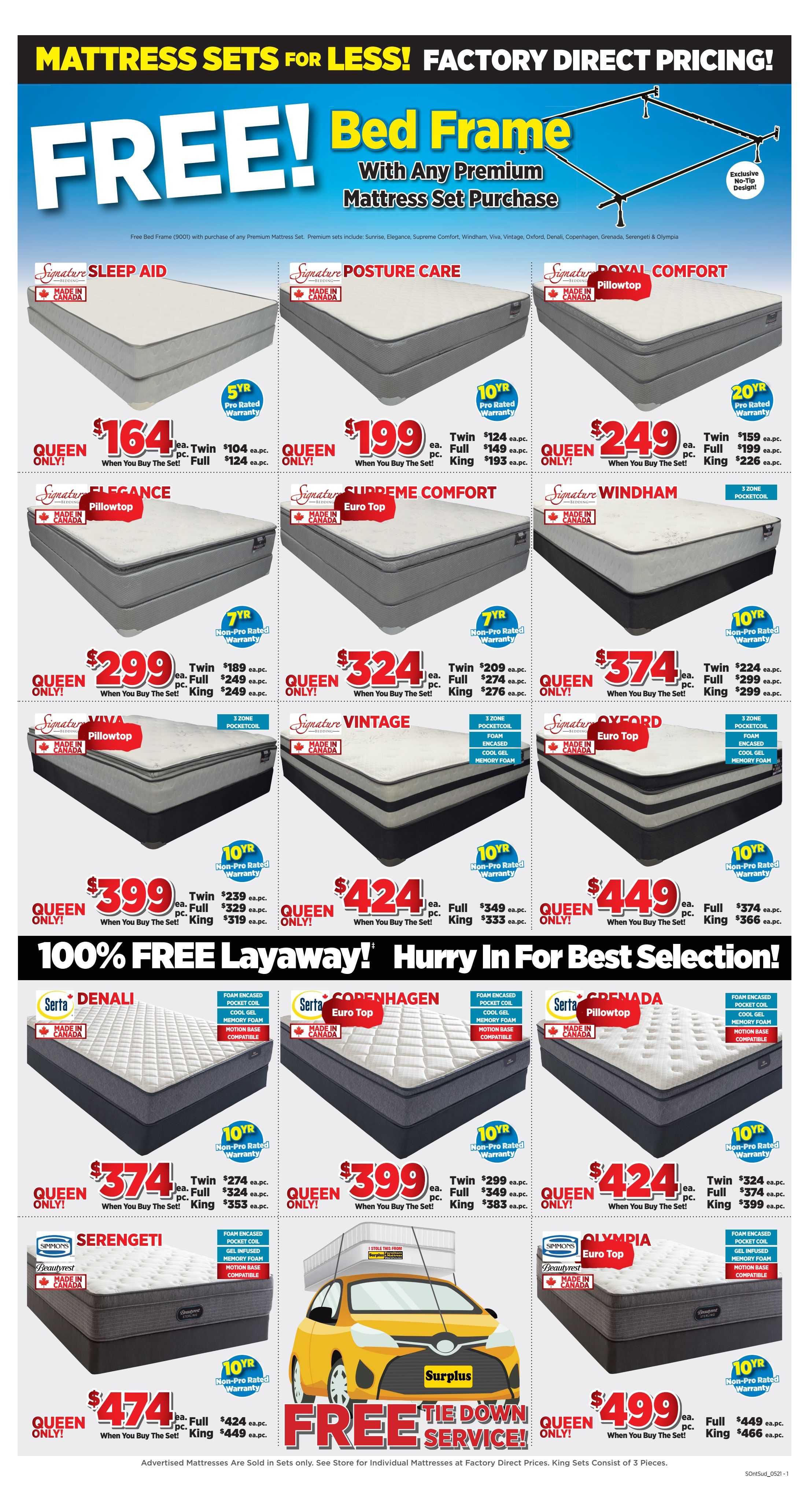 Surplus Furniture & Mattress Warehouse (Ottawa) Flyer May 3 to 9