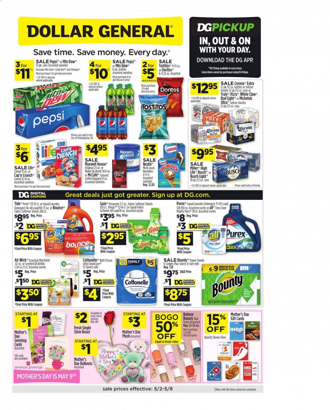 Dollar General (FL) Weekly Ad Flyer May 2 to May 8