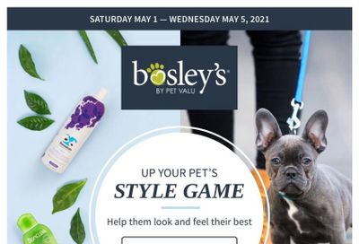 Bosley's by PetValu Flyer May 1 to 5