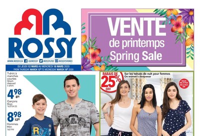 Rossy Flyer March 12 to 18