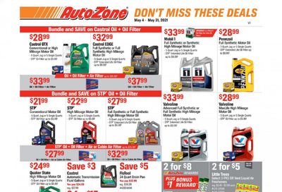 Autozone Weekly Ad Flyer May 4 to May 31