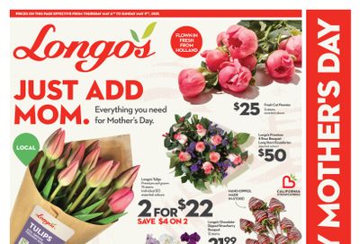 Longo's Mother's Day Flyer May 6 to 9