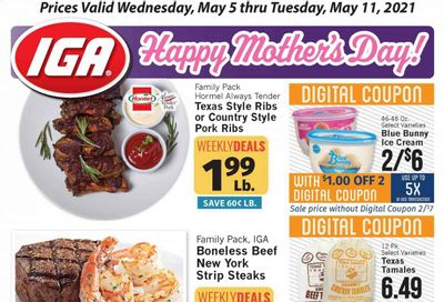 IGA Weekly Ad Flyer May 5 to May 11