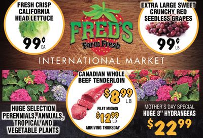 Fred's Farm Fresh Flyer May 5 to 11