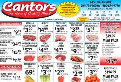 Cantor's Meats Flyer May 6 to 12
