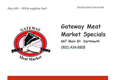 Gateway Meat Market Flyer May 6 to 12