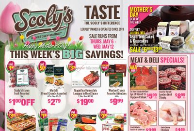 Scoly's Hometown Market Flyer May 6 to 12