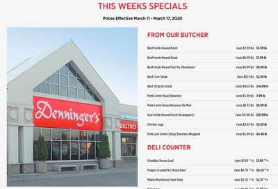 Denninger's Weekly Specials March 11 to 17