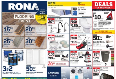 Rona (West) Flyer March 12 to 18