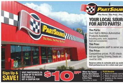 PartSource Flyer May 7 to 12