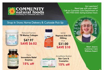 Community Natural Foods Flyer May 6 to 12
