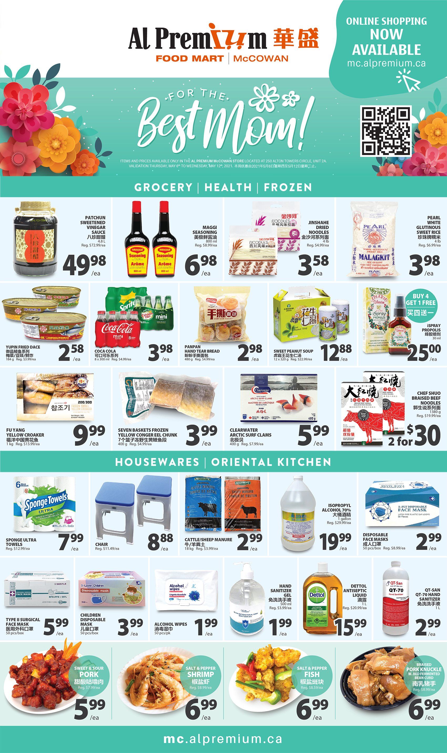 Al Premium Food Mart (McCowan) Flyer May 6 to 12