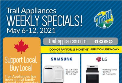 Trail Appliances (AB & SK) Flyer May 6 to 12