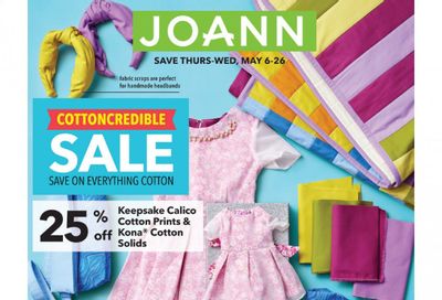 JOANN Weekly Ad Flyer May 6 to May 26