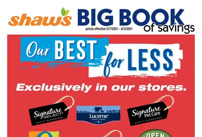 Shaw’s (MA, ME, NH, RI, VT) Weekly Ad Flyer May 7 to June 3