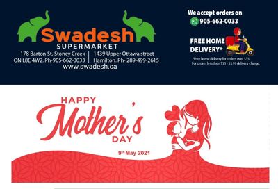 Swadesh Supermarket Flyer May 6 to 12