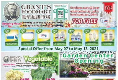 Grant's Food Mart Flyer May 7 to 13
