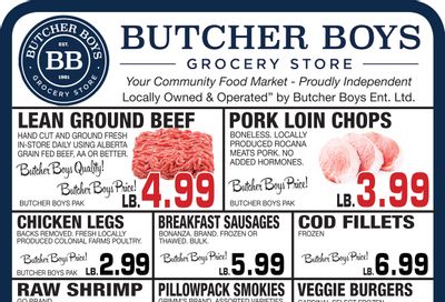 Butcher Boys Grocery Store Flyer May 7 to 13