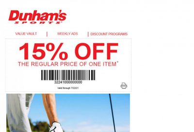 Dunham's Sports Weekly Ad Flyer March 19 to July 22